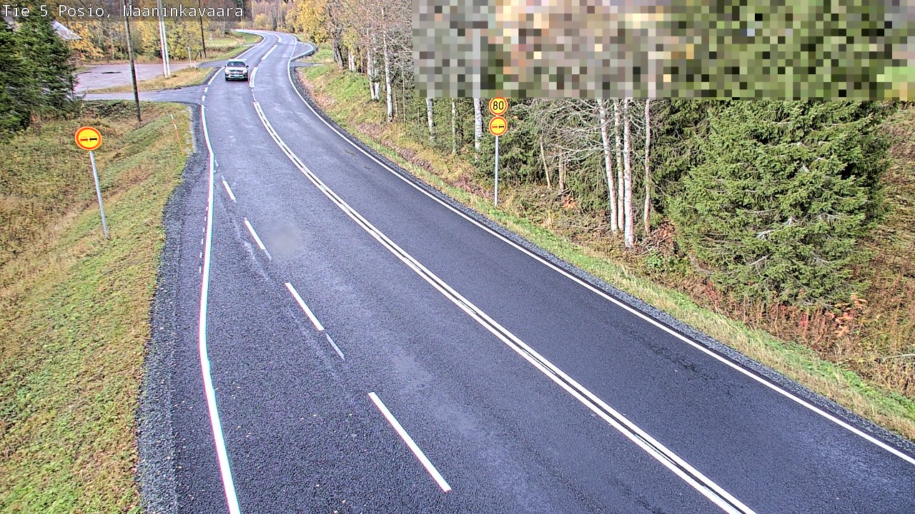 Kelikamerat Kuva Tie 5 Posio, Maaninkavaara, Posio, Lappi