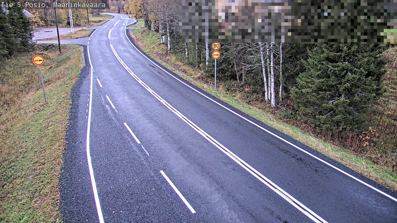 Kelikamerat Kuva Tie 5 Posio, Maaninkavaara, Posio, Lappi