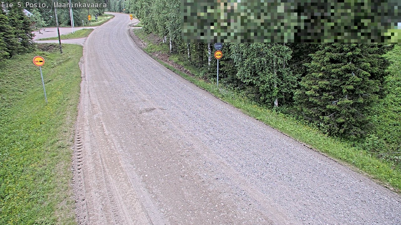 Kelikamerat Kuva Tie 5 Posio, Maaninkavaara, Posio, Lappi