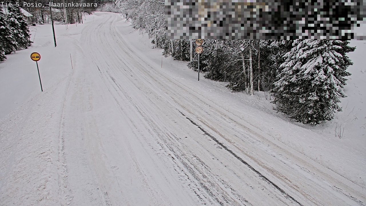 Kelikamerat Kuva Tie 5 Posio, Maaninkavaara, Posio, Lappi