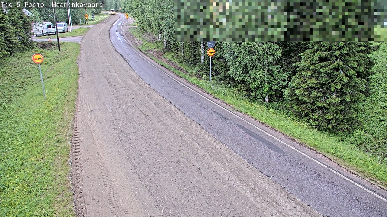 Kelikamerat Kuva Tie 5 Posio, Maaninkavaara, Posio, Lappi