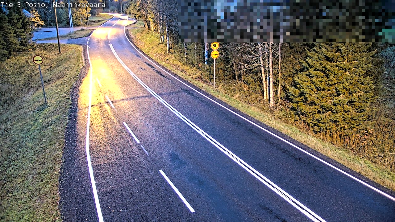 Kelikamerat Kuva Tie 5 Posio, Maaninkavaara, Posio, Lappi