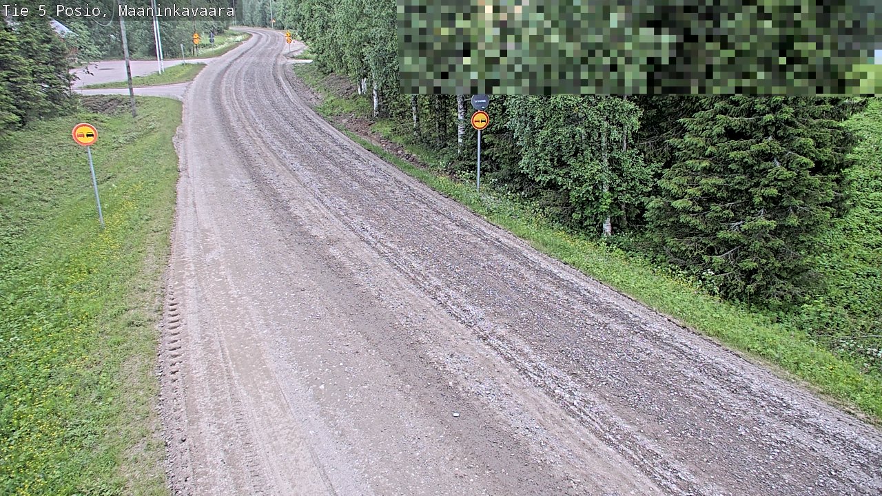 Kelikamerat Kuva Tie 5 Posio, Maaninkavaara, Posio, Lappi