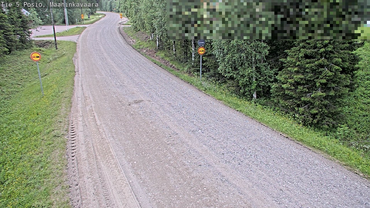 Kelikamerat Kuva Tie 5 Posio, Maaninkavaara, Posio, Lappi