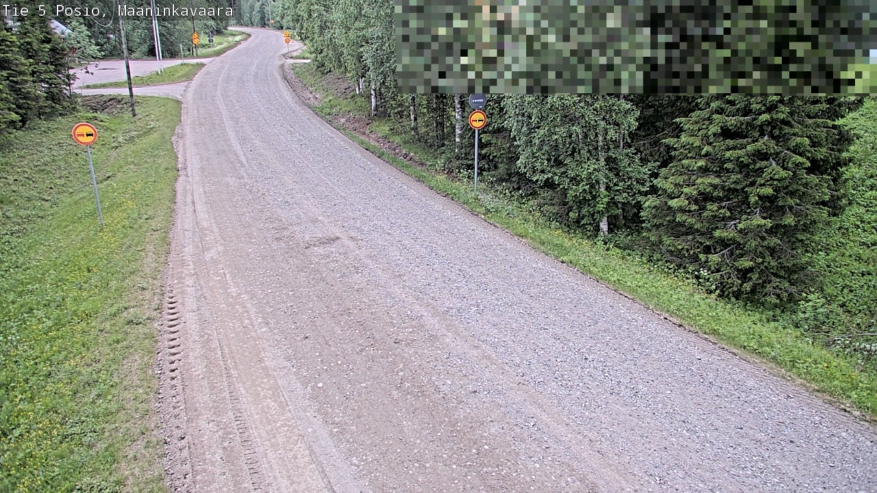 Kelikamerat Kuva Tie 5 Posio, Maaninkavaara, Posio, Lappi
