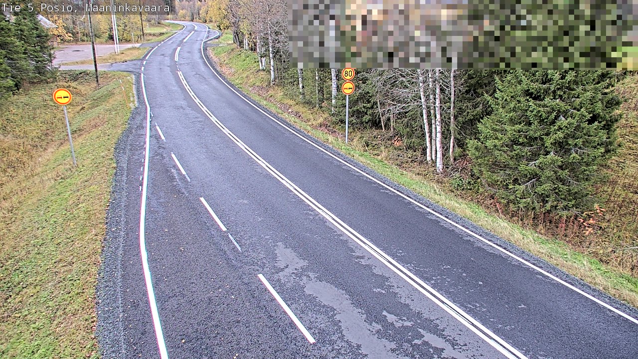 Kelikamerat Kuva Tie 5 Posio, Maaninkavaara, Posio, Lappi