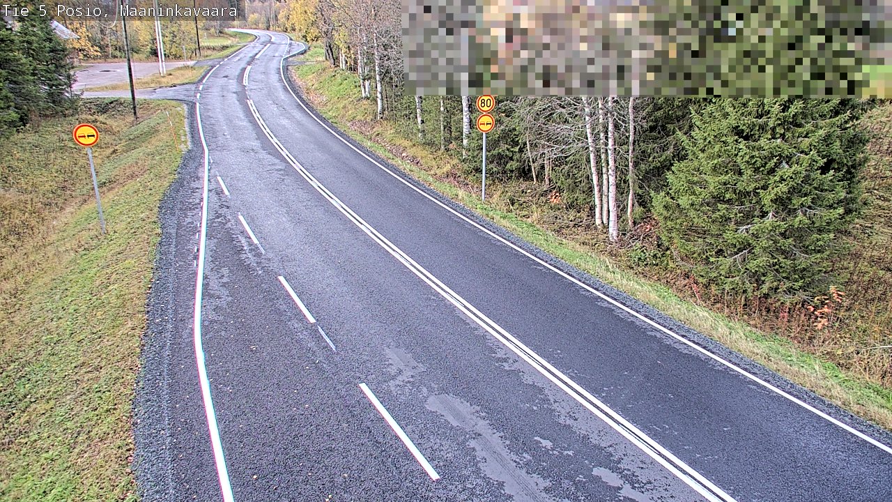 Kelikamerat Kuva Tie 5 Posio, Maaninkavaara, Posio, Lappi