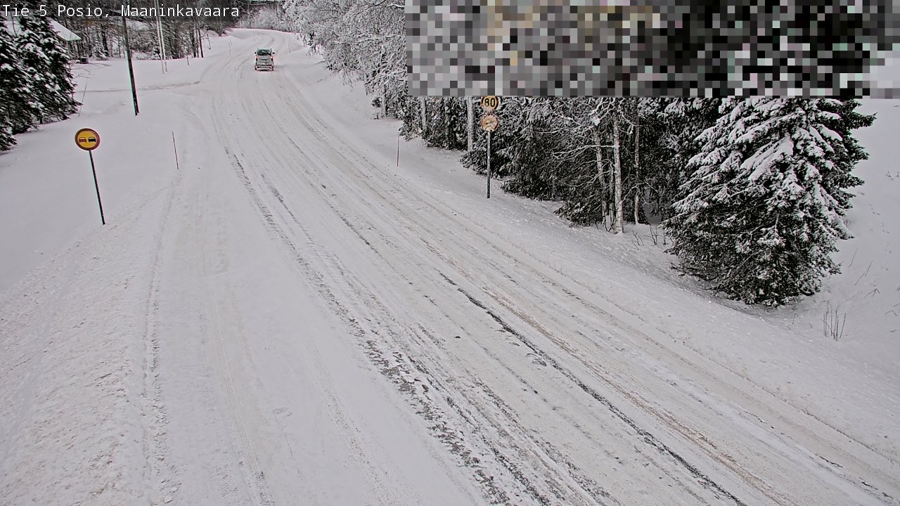 Kelikamerat Kuva Tie 5 Posio, Maaninkavaara, Posio, Lappi