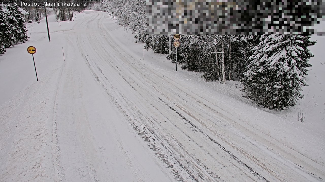 Kelikamerat Kuva Tie 5 Posio, Maaninkavaara, Posio, Lappi