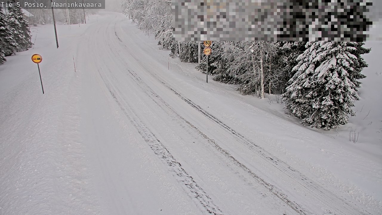 Weather Camera Image Road 5 Posio, Maaninkavaara, Posio, Lappi
