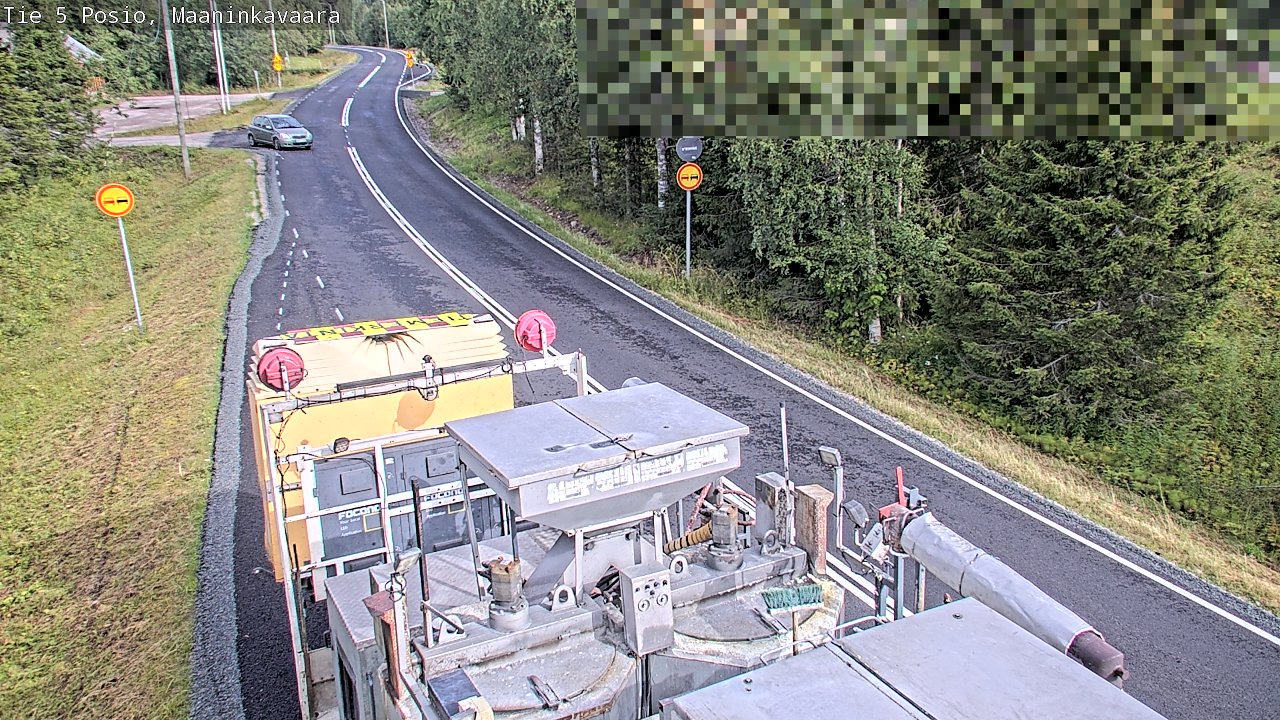 Weather Camera Image Väg 5 Posio, Maaninkavaara, Posio, Lappi