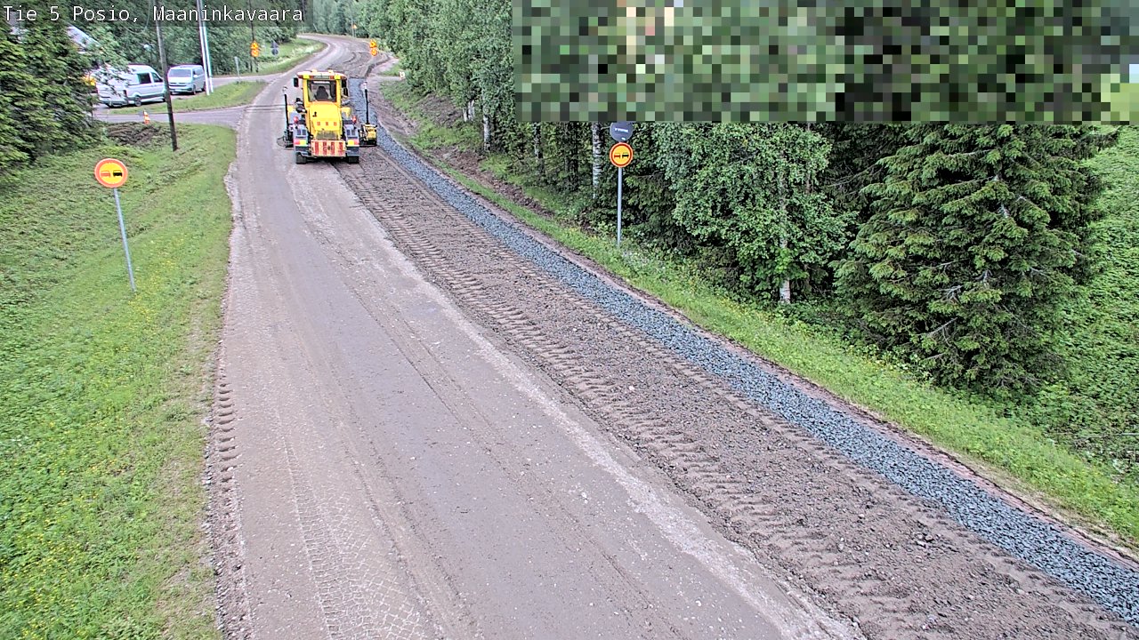 Kelikamerat Kuva Tie 5 Posio, Maaninkavaara, Posio, Lappi
