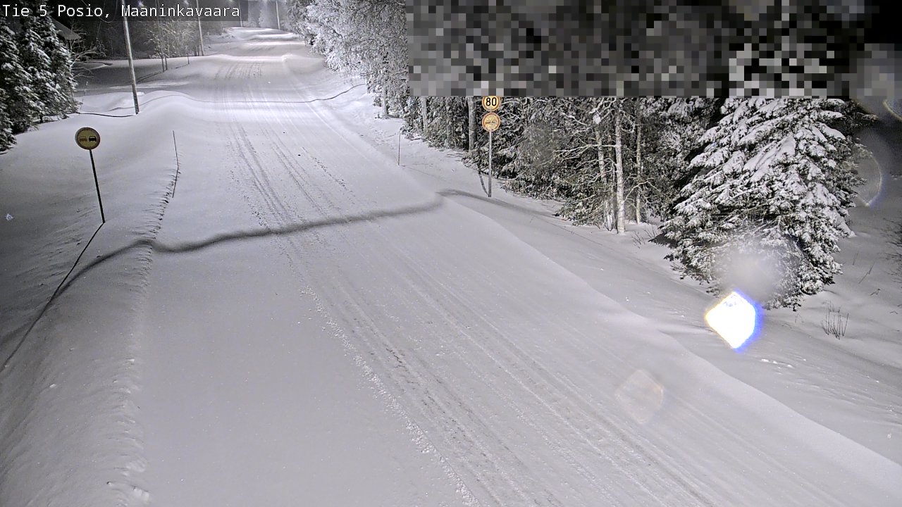 Weather Camera Image Road 5 Posio, Maaninkavaara, Posio, Lappi