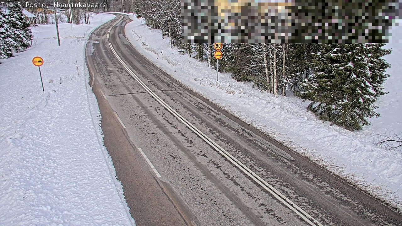 Weather Camera Image Road 5 Posio, Maaninkavaara, Posio, Lappi