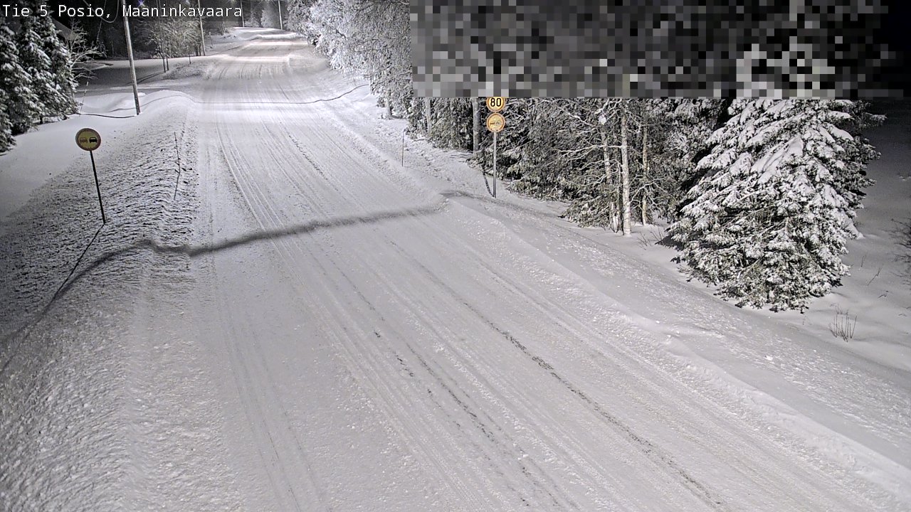 Weather Camera Image Road 5 Posio, Maaninkavaara, Posio, Lappi