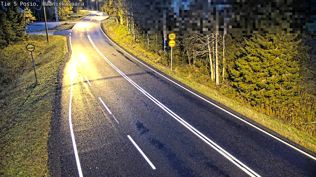Kelikamerat Kuva Tie 5 Posio, Maaninkavaara, Posio, Lappi