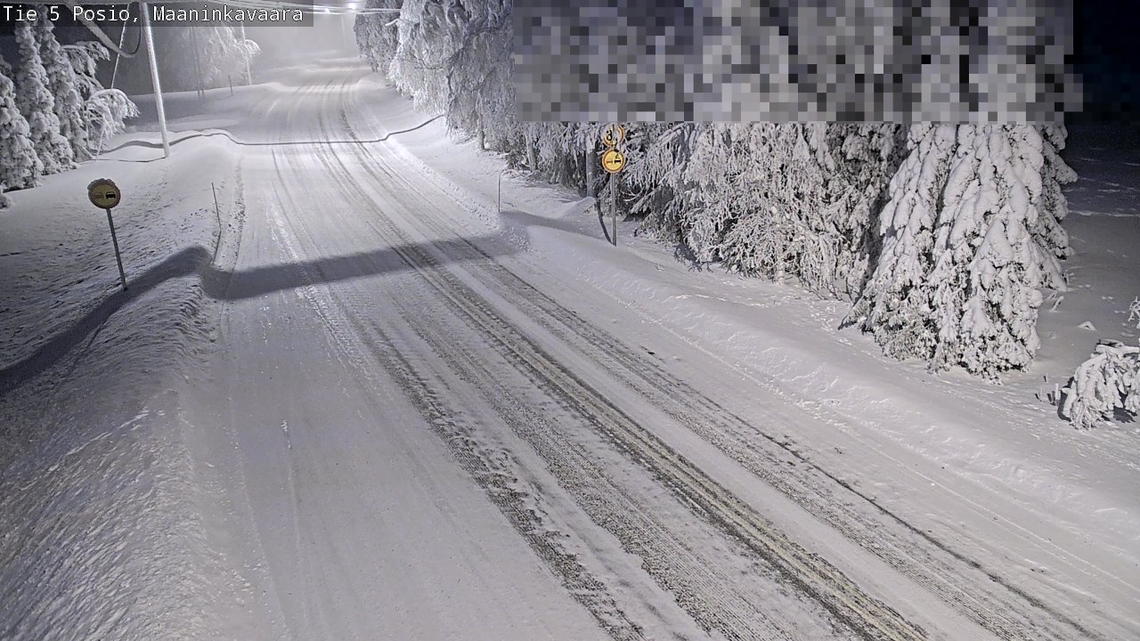 Kelikamerat Kuva Tie 5 Posio, Maaninkavaara, Posio, Lappi