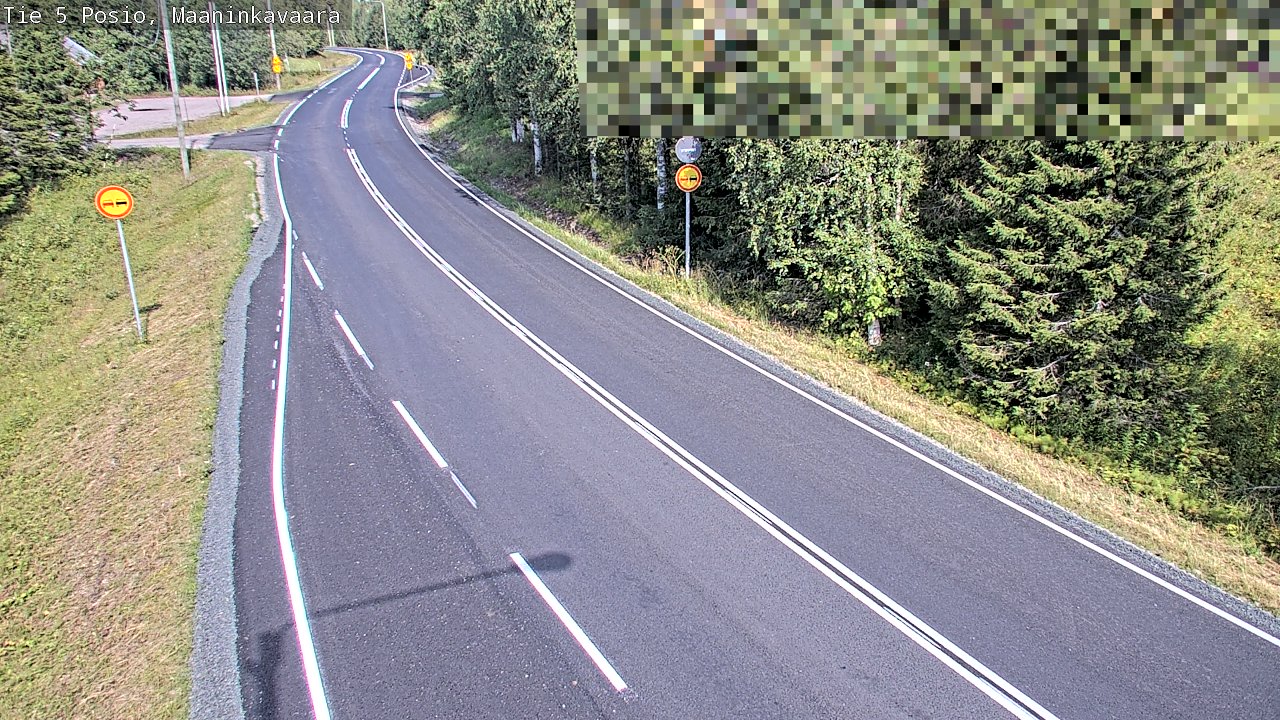 Weather Camera Image Road 5 Posio, Maaninkavaara, Posio, Lappi