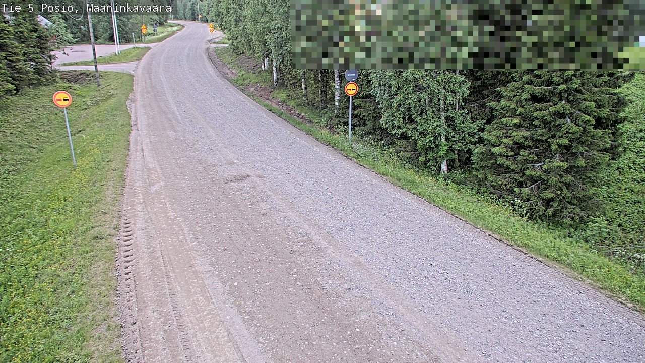 Kelikamerat Kuva Tie 5 Posio, Maaninkavaara, Posio, Lappi