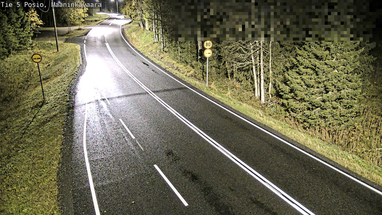 Kelikamerat Kuva Tie 5 Posio, Maaninkavaara, Posio, Lappi