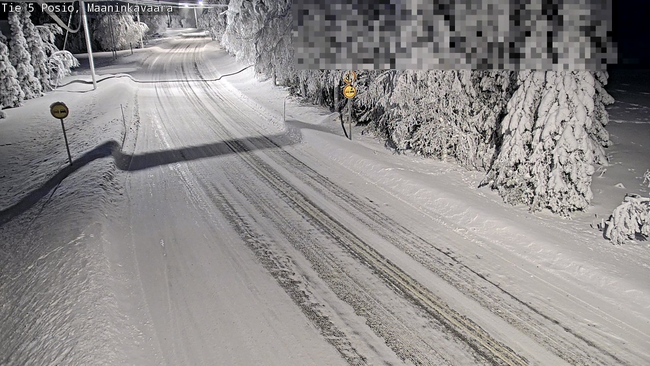 Kelikamerat Kuva Tie 5 Posio, Maaninkavaara, Posio, Lappi