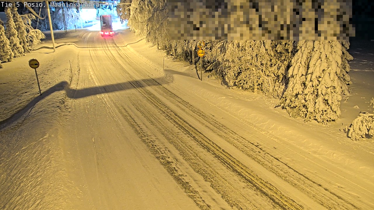Kelikamerat Kuva Tie 5 Posio, Maaninkavaara, Posio, Lappi