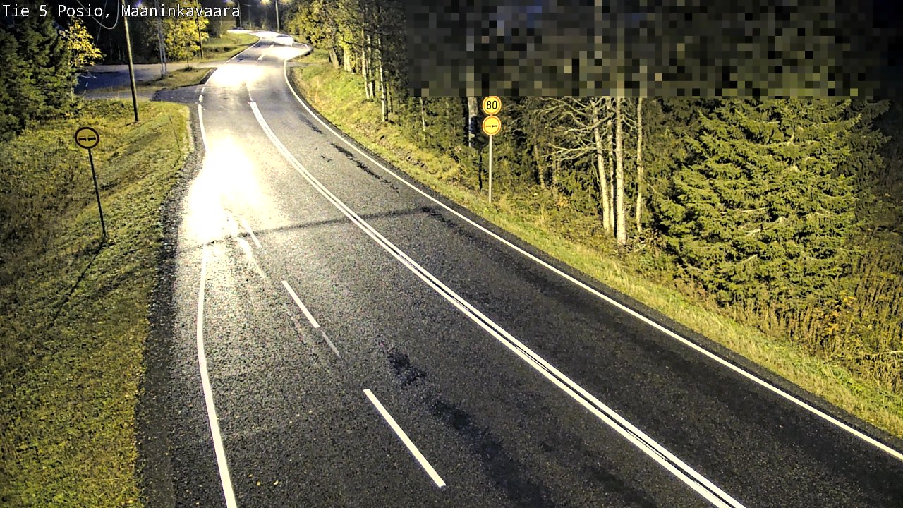 Kelikamerat Kuva Tie 5 Posio, Maaninkavaara, Posio, Lappi