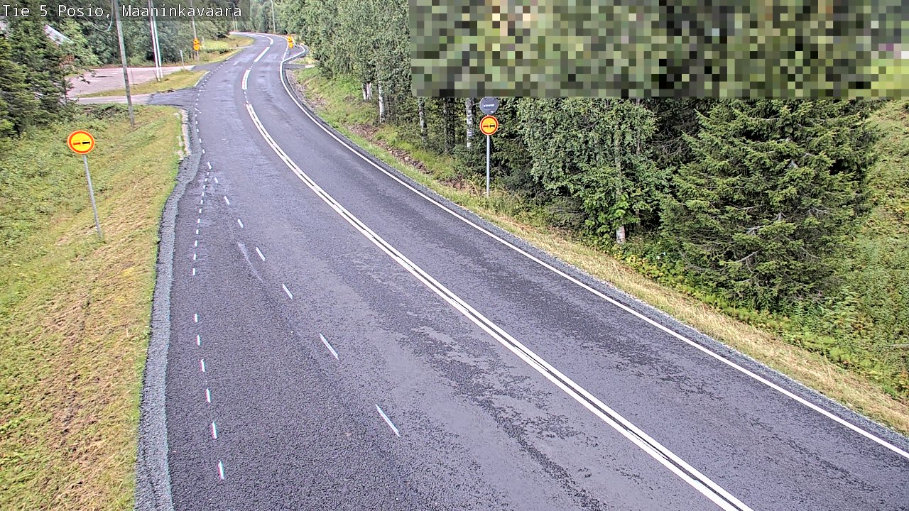Weather Camera Image Väg 5 Posio, Maaninkavaara, Posio, Lappi