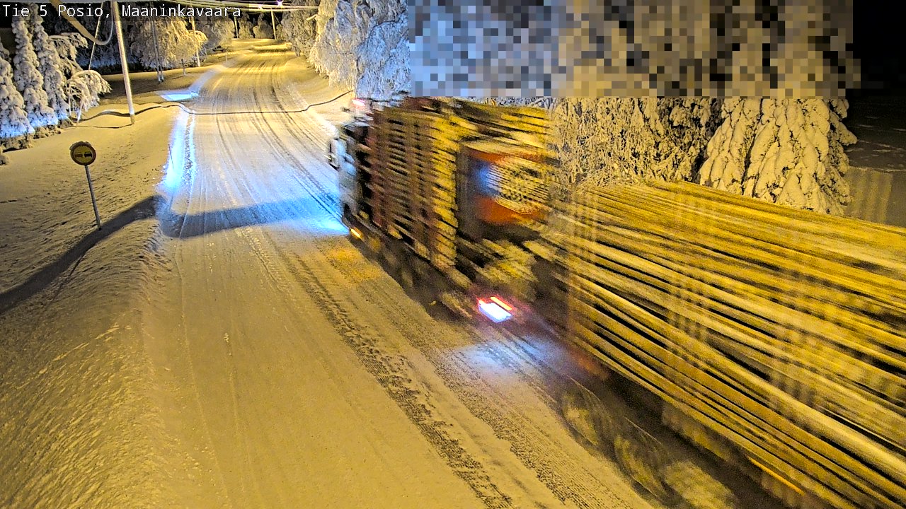 Kelikamerat Kuva Tie 5 Posio, Maaninkavaara, Posio, Lappi