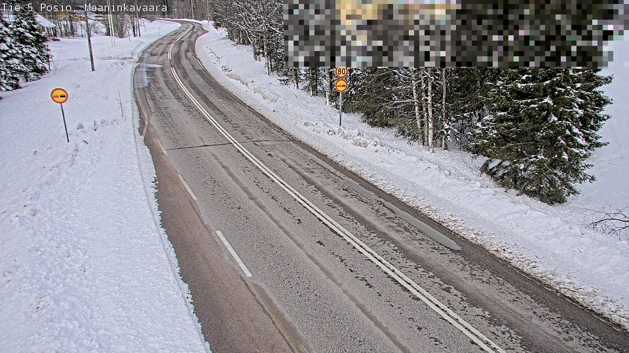 Weather Camera Image Road 5 Posio, Maaninkavaara, Posio, Lappi