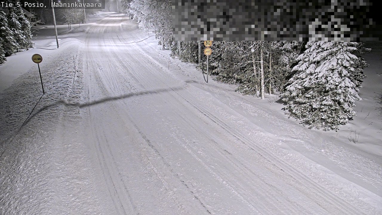 Weather Camera Image Road 5 Posio, Maaninkavaara, Posio, Lappi