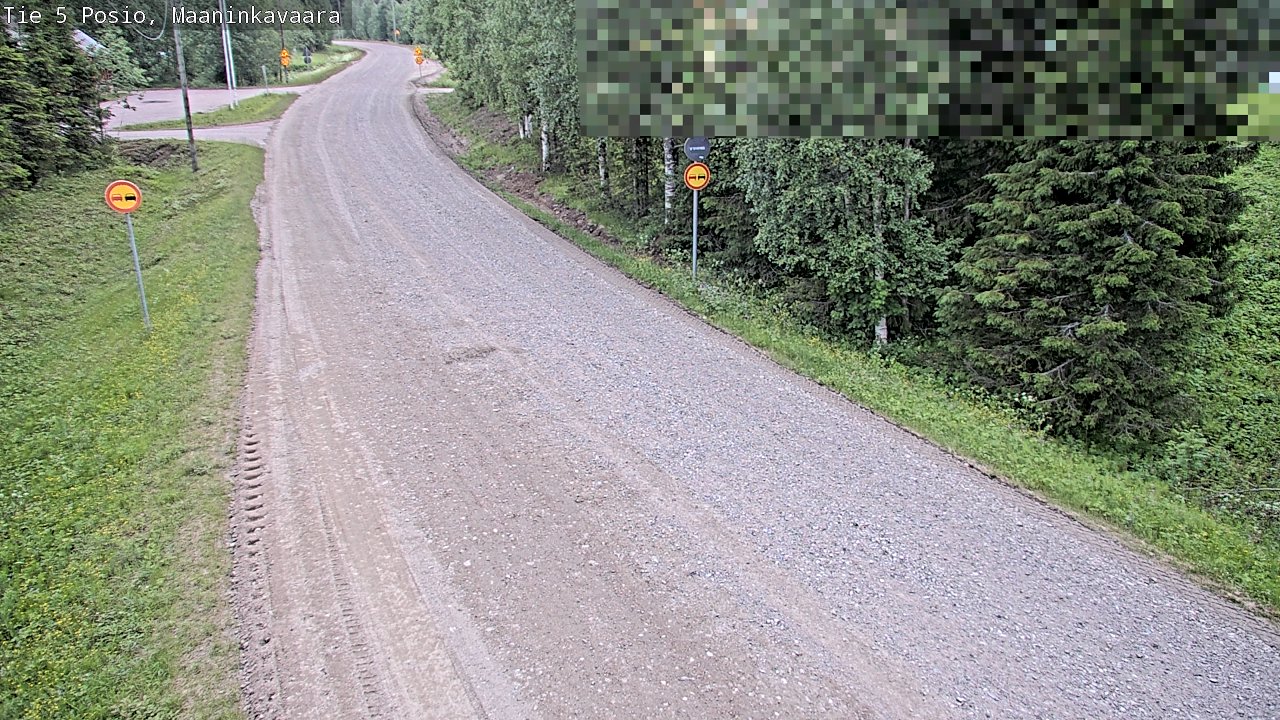 Kelikamerat Kuva Tie 5 Posio, Maaninkavaara, Posio, Lappi