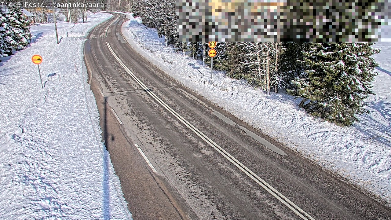 Weather Camera Image Väg 5 Posio, Maaninkavaara, Posio, Lappi
