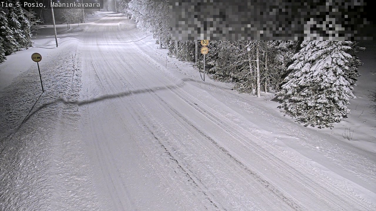 Weather Camera Image Road 5 Posio, Maaninkavaara, Posio, Lappi