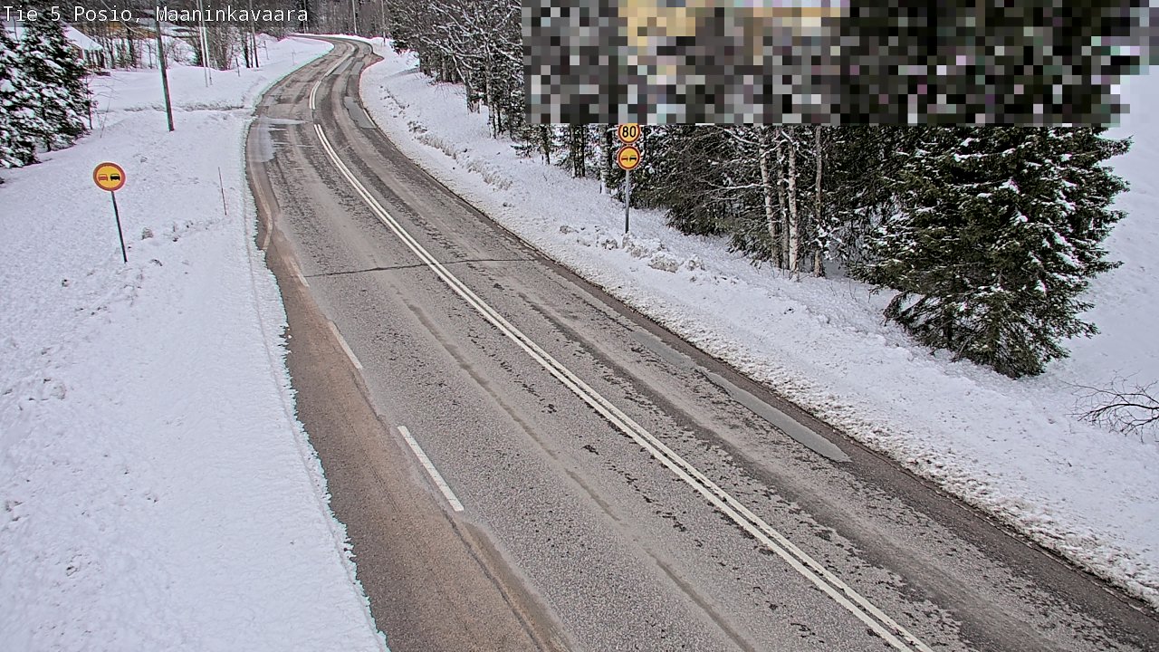 Weather Camera Image Road 5 Posio, Maaninkavaara, Posio, Lappi