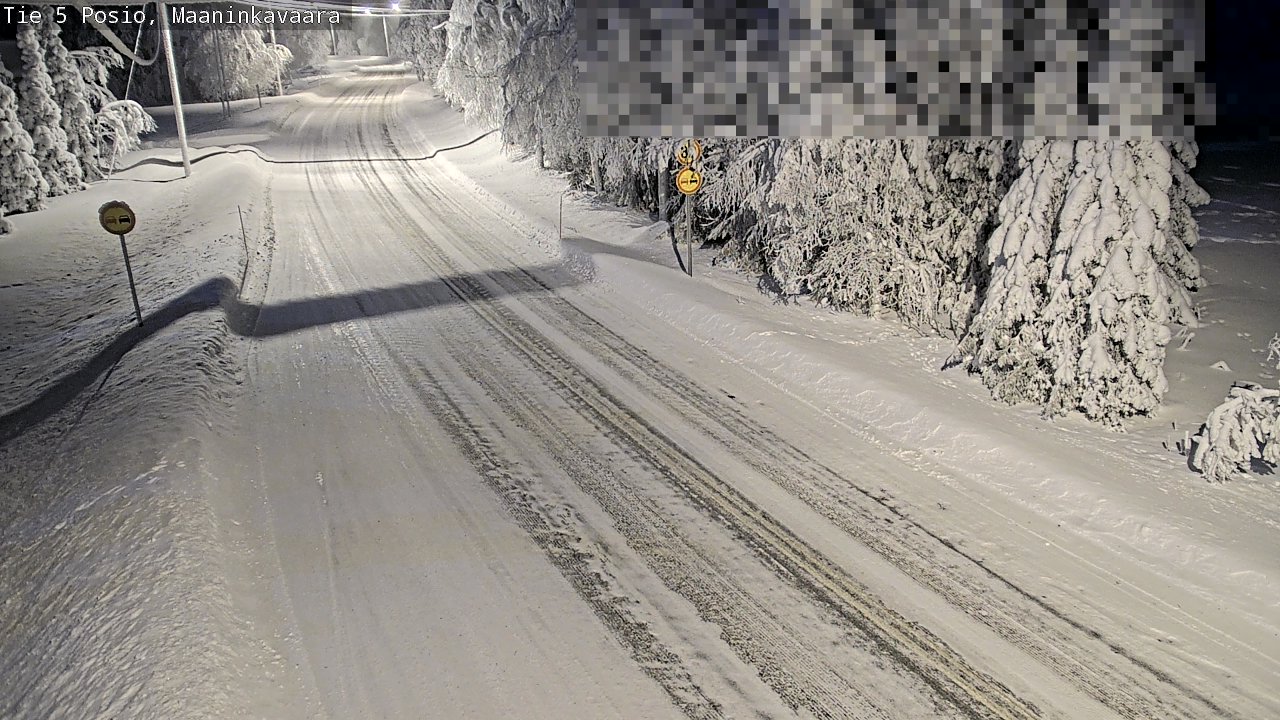 Kelikamerat Kuva Tie 5 Posio, Maaninkavaara, Posio, Lappi