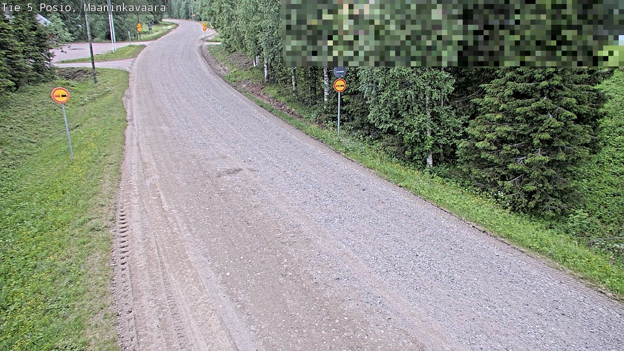 Kelikamerat Kuva Tie 5 Posio, Maaninkavaara, Posio, Lappi