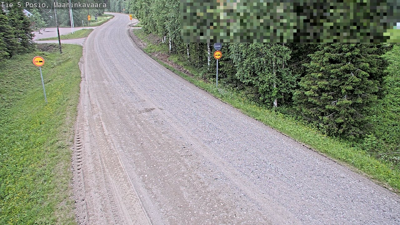 Kelikamerat Kuva Tie 5 Posio, Maaninkavaara, Posio, Lappi