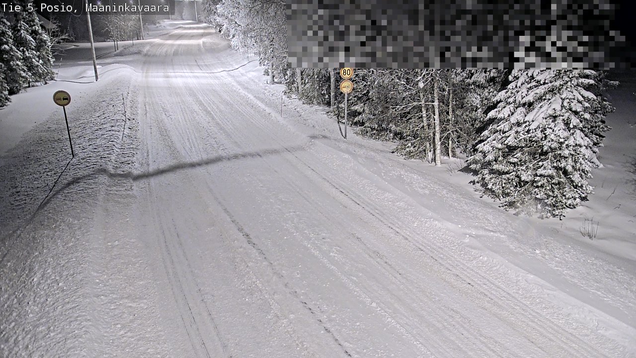 Weather Camera Image Road 5 Posio, Maaninkavaara, Posio, Lappi