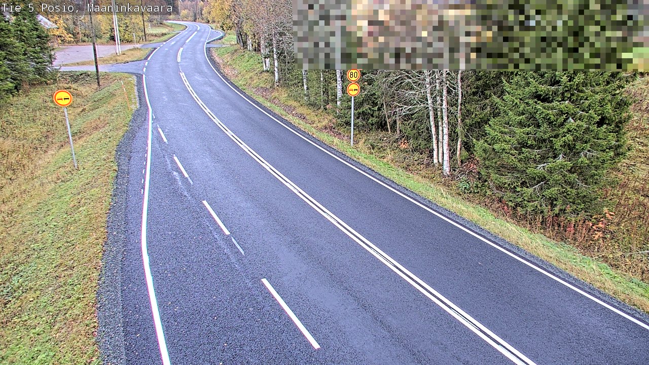 Kelikamerat Kuva Tie 5 Posio, Maaninkavaara, Posio, Lappi