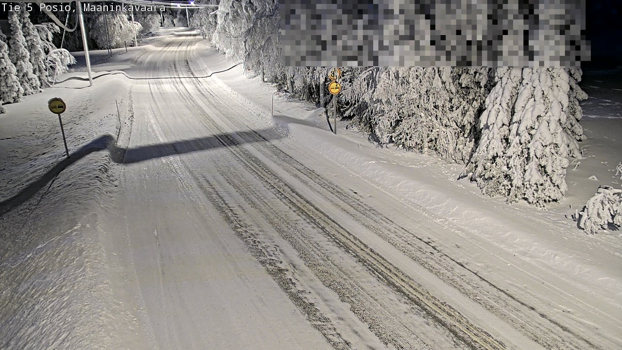 Kelikamerat Kuva Tie 5 Posio, Maaninkavaara, Posio, Lappi