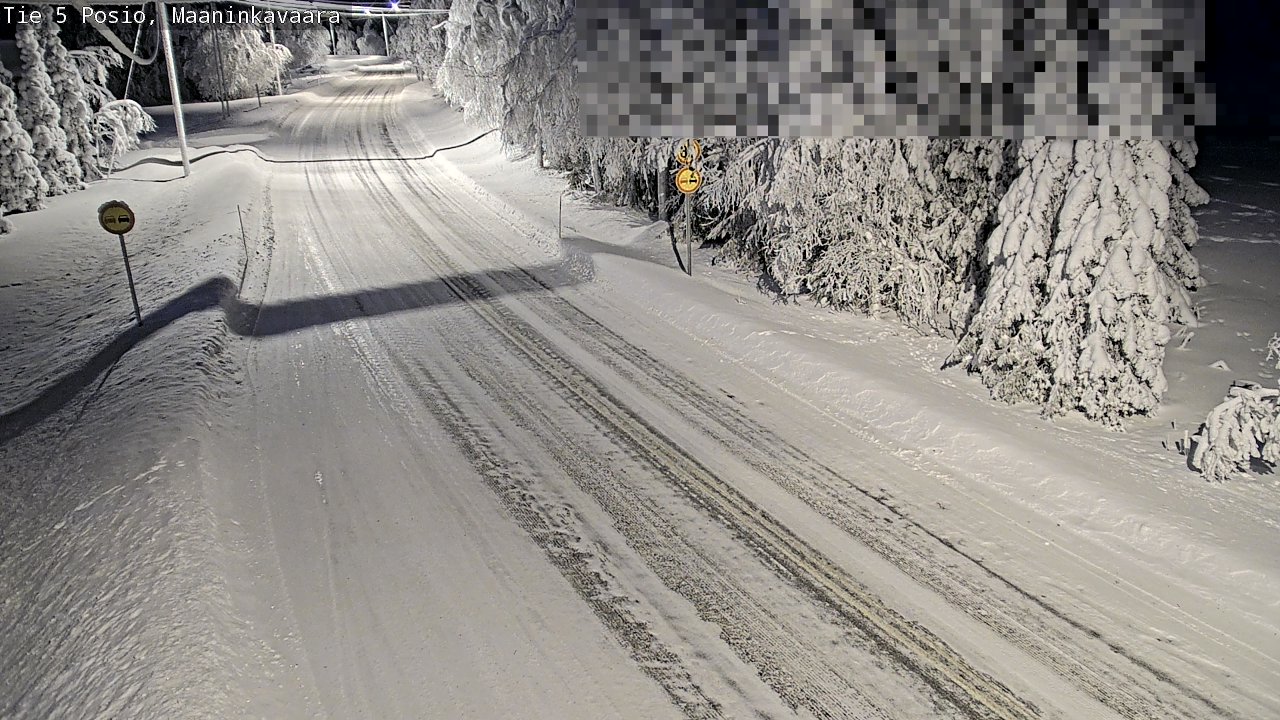 Kelikamerat Kuva Tie 5 Posio, Maaninkavaara, Posio, Lappi