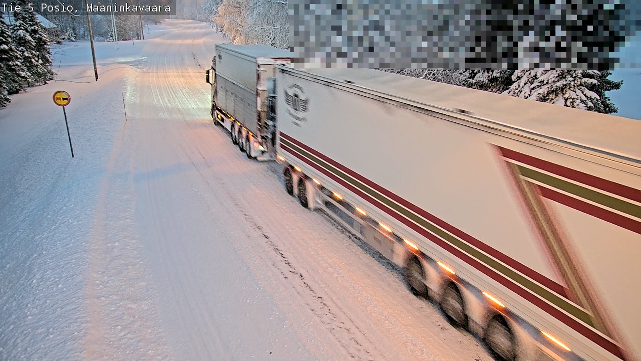 Weather Camera Image Road 5 Posio, Maaninkavaara, Posio, Lappi