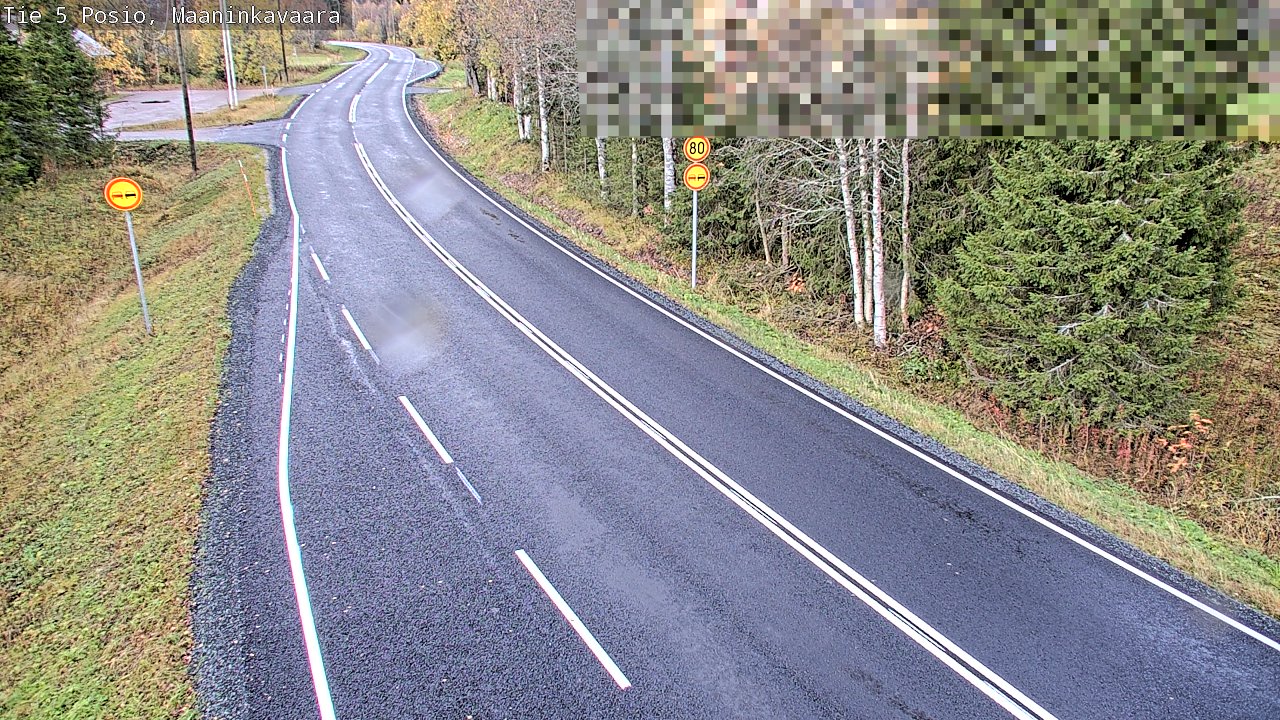 Kelikamerat Kuva Tie 5 Posio, Maaninkavaara, Posio, Lappi