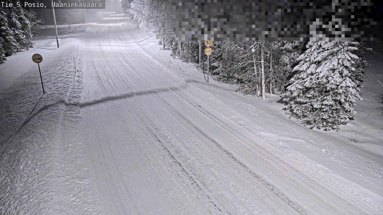 Weather Camera Image Road 5 Posio, Maaninkavaara, Posio, Lappi