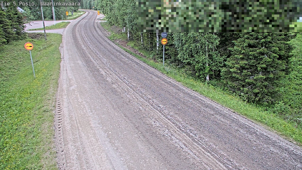 Kelikamerat Kuva Tie 5 Posio, Maaninkavaara, Posio, Lappi