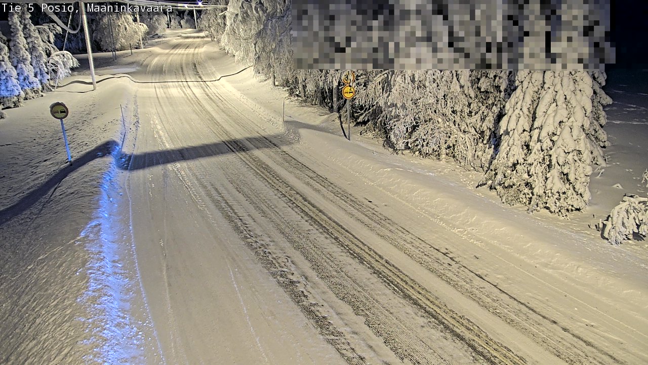 Kelikamerat Kuva Tie 5 Posio, Maaninkavaara, Posio, Lappi