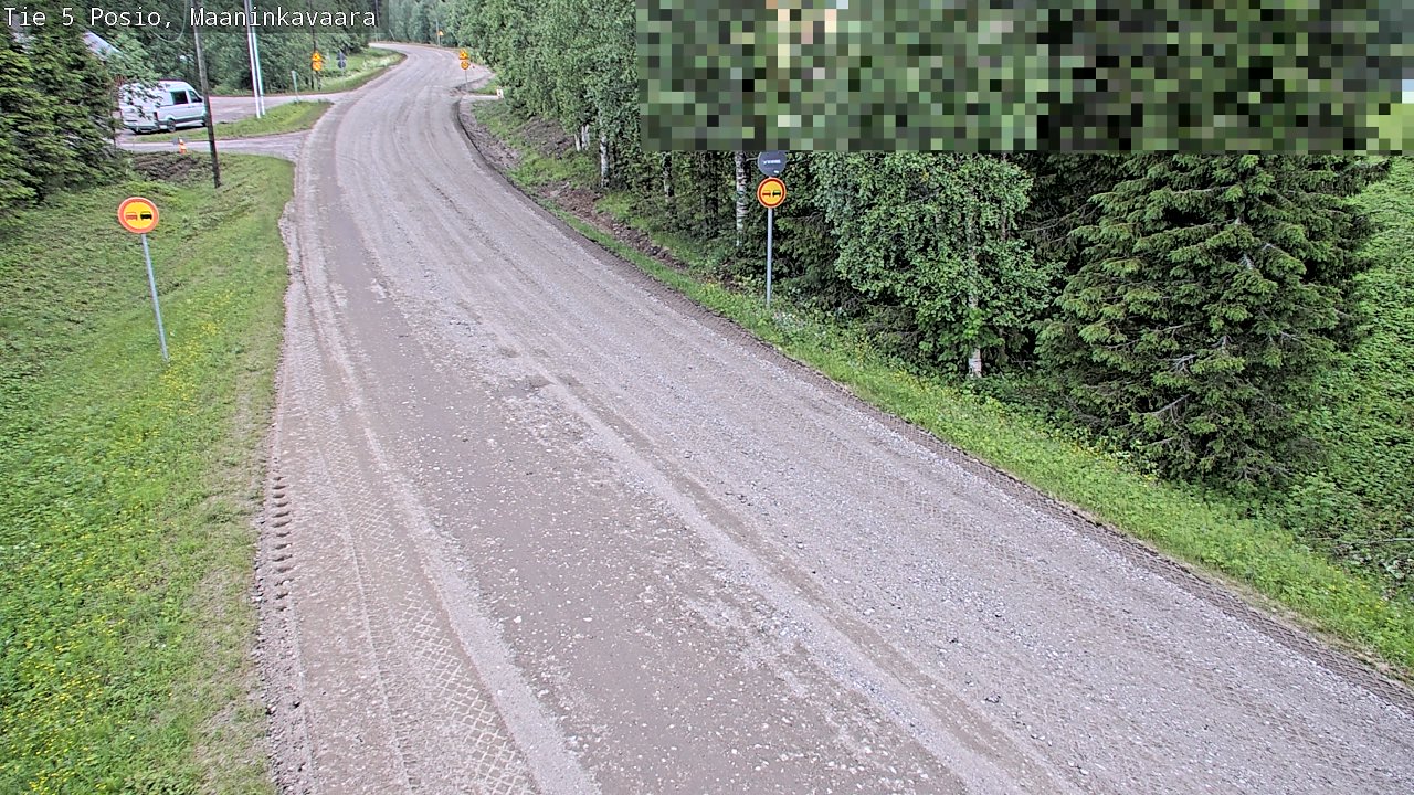 Kelikamerat Kuva Tie 5 Posio, Maaninkavaara, Posio, Lappi