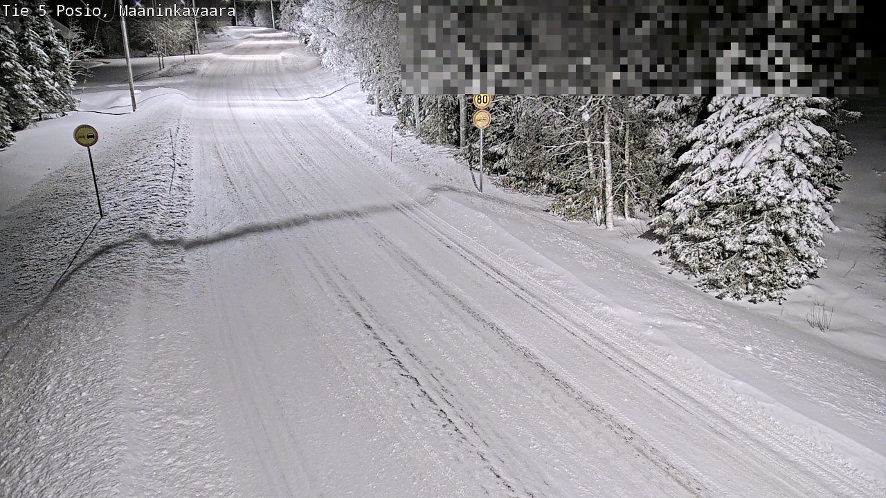 Weather Camera Image Road 5 Posio, Maaninkavaara, Posio, Lappi