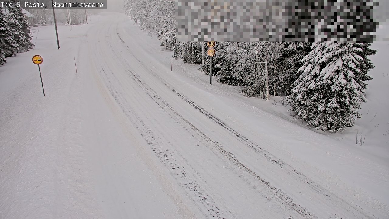 Weather Camera Image Road 5 Posio, Maaninkavaara, Posio, Lappi